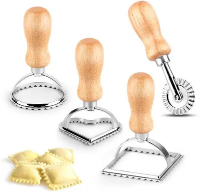Produktbild von Ravioli Ausstecher Set Edelstahl 4-teilig