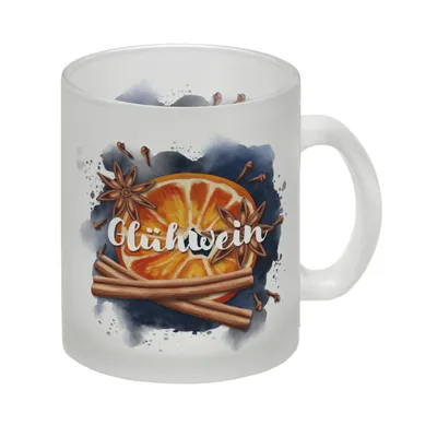 Produktbild von Glühweintasse mit Glühweinzutaten Glas Tasse