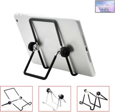 Produktbild von K-S-Trade Tablet-Ständer Tablet-Halterung Tablet-Aufsteller kompatibel mit Lenovo Tab M10 Plus (3rd Gen) Wi-Fi G80 faltbarer Tischständer Tablet