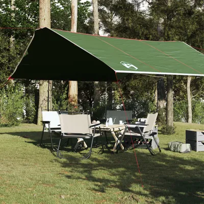 Produktbild von Design Tarp Grün 420x440 cm Wasserdicht, Campingzelte 2024 Neu