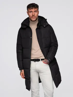 Obrázek produktu pro Ombre Clothing Pánská zimní bunda Omniest černá XL