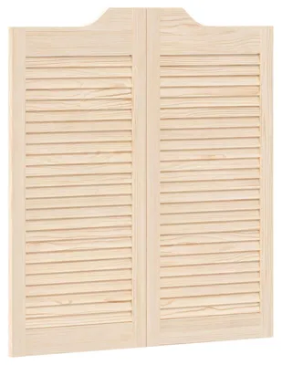 Produktbild von vidaXL Schwingtüren Natur 90 x 40 cm Massives Kiefernholz