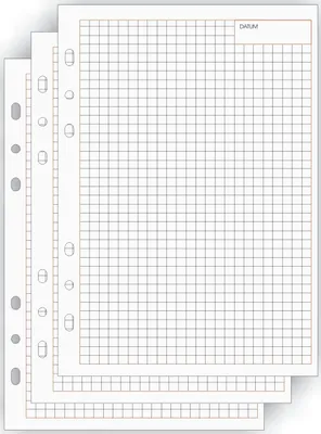 Immagine prodotto di inserti di ricambio bind manager block notes, A5, a scacchiera