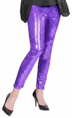Produktbild von Leggings Pailletten violett Größe: S