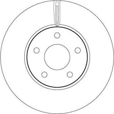 Produktbild von 2x TRW Bremsscheibe DF6975 für FORD Focus Mk4 Turnier (HP) 50 5mm 282mm