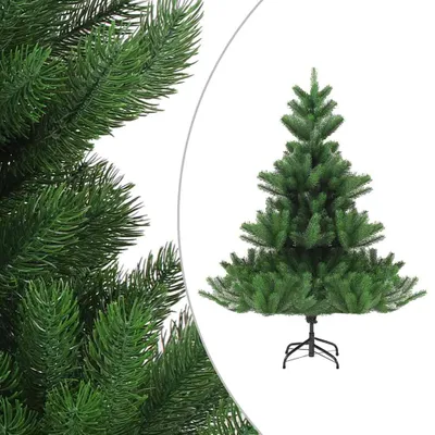 Produktbild von vidaXL Künstlicher Weihnachtsbaum Nordmann LED & Kugeln Grün 180 cm