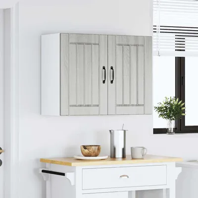 Produktbild von vidaXL Küchen-Hängeschrank Lucca Grau Sonoma Holzwerkstoff