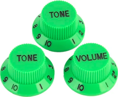 Obrázek produktu pro Kytarové knoflíky Kytarové ovládací knoflíky Knoflíky pro elektrickou kytaru 3-dílné kytarové knoflíky pro ovládání hlasitosti Knoflíky Příslušenství pro elektrickou kytaru St Sq od RiToEasysports (Grn)