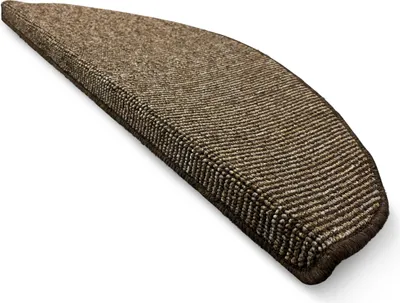 Produktbild von QUEST Treppenmatte halbrund braun 1 Stück