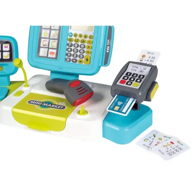 Produktbild von Smoby elektronische Supermarktkasse XL Türkis