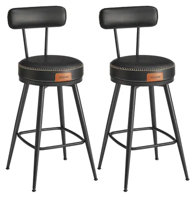Immagine prodotto di Set di due sgabelli da bar – sgabelli per bancone – sgabelli da cucina – 54 x 54 x 91 cm