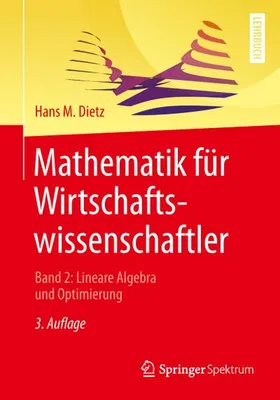 Produktbild von Mathematik für Wirtschaftswissenschaftler