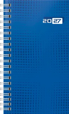 Produktbild von rido/idé 7016907027 Taschenkalender Mod. Taschenplaner int. 2027 A6, Papier, blau
