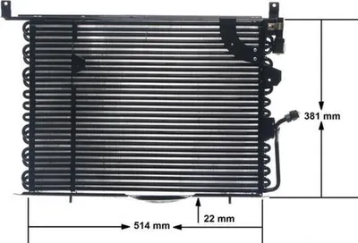 Zdjęcie produktu dla Skraplacz Klimatyzacji Db 190 W201 82-93