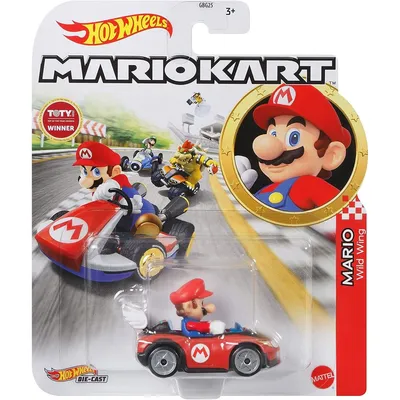 Obrázok produktu pre Hot Wheels Mario Kart GRN17, Auto, 3 rok / roky, Modrá, Červená