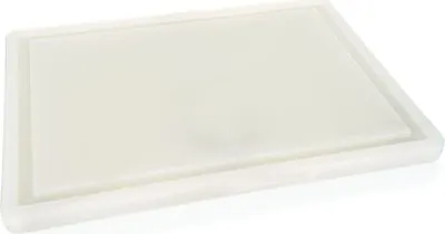 Produktbild von Schneidebrett mit Saftrille 39 x 29,5 x 2cm Küchenbrett Polyethylen Servierbrett
