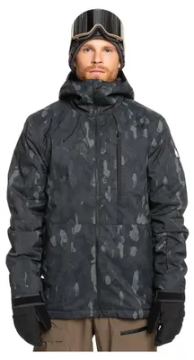 Immagine prodotto di Quiksilver Mission Giacca stampata Grigio XL Uomo Grigio XL