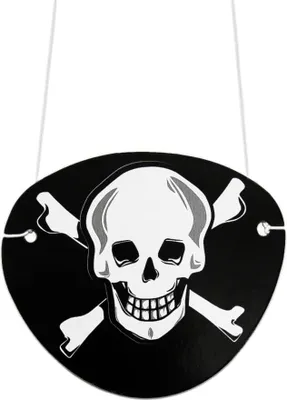 Produktbild von Oblique Unique 12 Piraten Augenklappe Piratenkostüm Fasching Karneval -  Filz