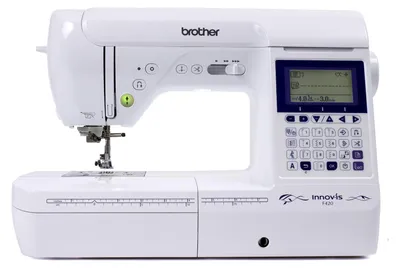 Produktbild von Brother Innov-is F420, Weiß, Automatische Nähmaschine, Ausschmückung, Quilting, Nähen, 5 mm, LCD, Tasten, Drehregler, Berührung