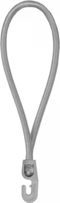Produktbild von Spanngummi mit Haken in Grau 25 cm
