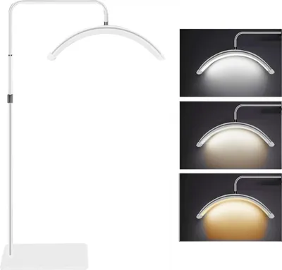 Image de Éclairage vidéo LED au sol, température de couleur réglable, luminosité variable, prise blanche UE