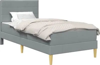 Obrázok produktu pre Rám postele Svetlosivá 80 x 200 cm Polyester