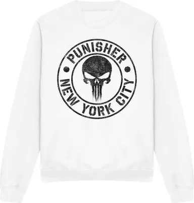 Obrázek produktu pro The Punisher - Mikina "NYC" pro muže/dámy Uni TV15160 (M) (Bílá)