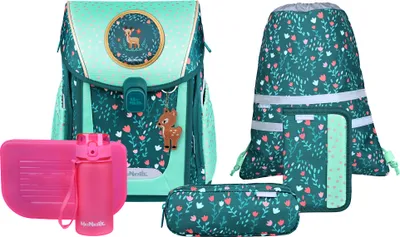 Produktbild von McNeill Schulranzen Primo Schoolbag Set 9-teilig Deary petrol