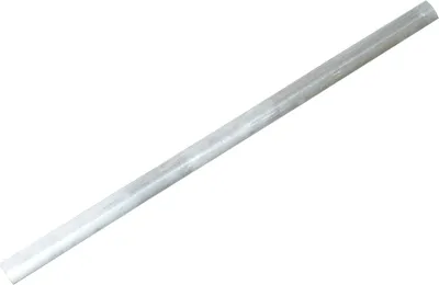 A single aluminum rod is shown diagonally against a white background.
