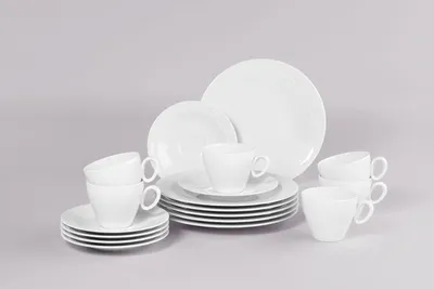 Zdjęcie produktu dla Seltmann Weiden 4052212051475, 6 os., Porcelana, Biały, Okrągły, 16 cm, 23 cm