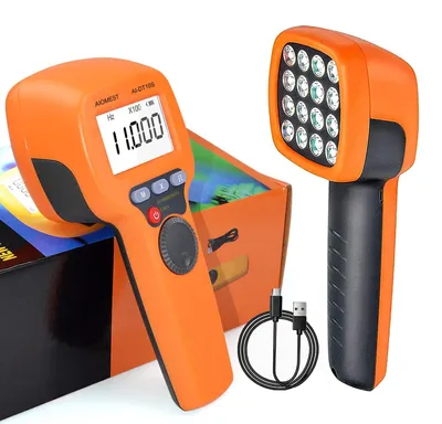 LED-Stroboskop Tachometer, kontaktlos, 60-99.999 U/min, 0,001% Genauigkeit