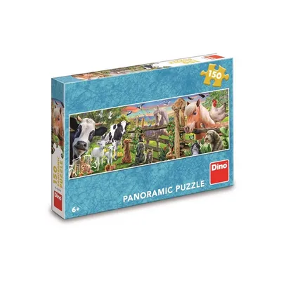 Obrázok produktu pre Dino farma 150 panoramatické puzzle