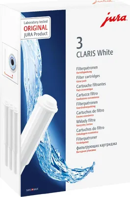 Produktbild von JURA original CLARIS White Wasserfilter 3er-Pack (68739)