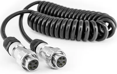 Produktbild von Carmedien Spiralkabel für CM-Rad Anschlussdosen trennbares Anschlusskabel für Anhänger Rückfahrkamera Rückfahrsystem flexibel