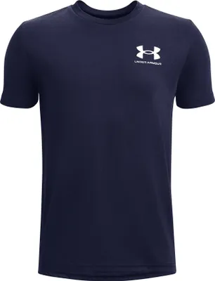 Produktbild von Under Armour Sportstyle Left Chest Kurzarm-t-shirt Blau 8 Years Junge Blau 8 Years