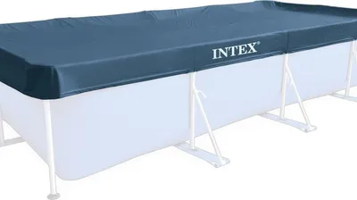 Produktbild von Intex 28039, Überirdischer Pool, Rechteckig, Blau, PVC, Polyethylen, 2200 mm, 4500 mm