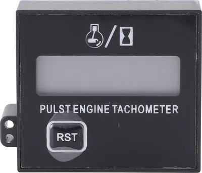 Imagen del producto de Tacómetro digital pequeño con clip, resistente al agua, para motosierras con tecnología inductiva. Indicador de revoluciones (RPM) para motocicletas, carros de golf, karts, vehículos todo terreno (ATV) y yates