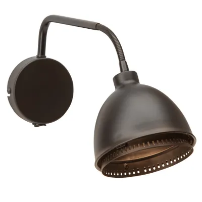 Produktbild von BRILLIANT Wandleuchte Skirt | dekorative Wandleuchte | Metall | schwarz/matt | Kopf schwenkbar | 1x G9 max. 18 W