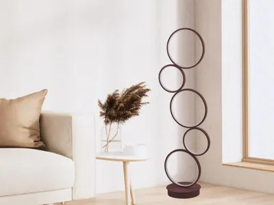Zdjęcie produktu dla NEDES LED, designerska lampa stojąca, 85W - Lampy stołowe i nocne (JF2309/BR)