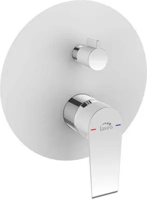 Produktbild von Design Unterputz-Brausearmatur mit Umstellventil Weiß