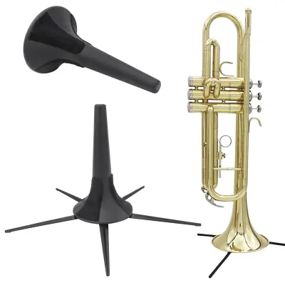 Obrázok produktu pre Skladací stojan na trúbku, prenosný držiak pre orchestrálne nástroje, 5 nôh