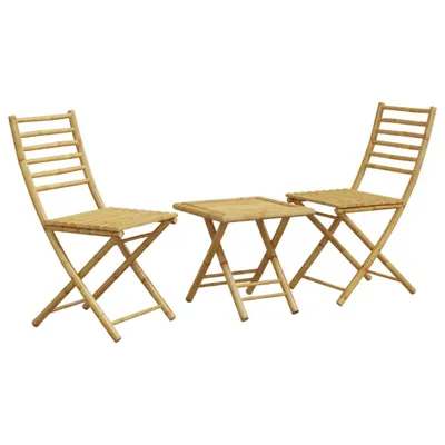 Produktbild von vidaXL 3-tlg. Bistro-Set Bambus