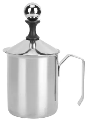 Produktbild von Manuelle Milchaufschäumer aus Edelstahl für Kaffee