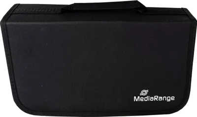 Produktbild von MediaRange BOX55 Archivierungsmappe für 96 Discs, Nylon, schwarz