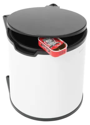 Productafbeelding van Brabantia Inbouwprullenbak, ingebouwd, 15 liter, rechthoekig, met kunststof binnenbak, wit
