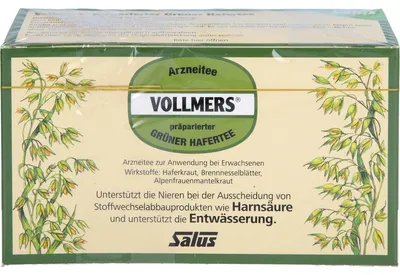 Produktbild von VOLLMERS präparierter Grüner Hafertee, 15 St. Filterbeutel