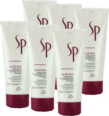 Produktbild von Wella SP Color Save 6 x 200 ml Conditioner Set