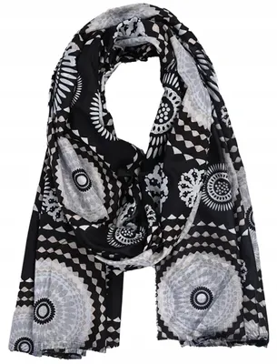 Produktbild von Agrafka Warmer Schal Geometrisches Muster Weich Herbst Winter
