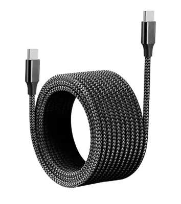 Produktbild von USB-C auf Typ-C Kabel langes Ladekabel Datenkabel Schnellladekabel Nylon 5m lang