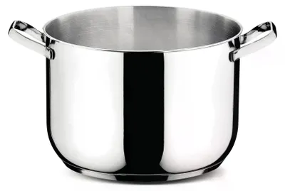 Edelstahl-Kochtopf Ø 24 cm, 7,9 L, Induktion & Ofen geeignet